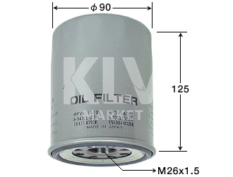 Фильтр масляный VIC C-412 (BUIL BIO, SAKURA C1712, С4412) Фильтры масляные купить в Хабаровске. Интернет-магазин KLV-market  8-800-350-7267