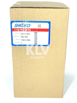 Фильтр воздушный SHINKO SA-186 (17801-67020) (A-1197, VIC A186) Фильтры воздушные купить в Хабаровске. Интернет-магазин KLV-market  8-800-350-7267