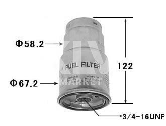 Фильтр топливный VIC FC-184 (FQ, BIO 184, SAKURA FC1108) Фильтры топливные купить в Хабаровске. Интернет-магазин KLV-market  8 924 4114 177